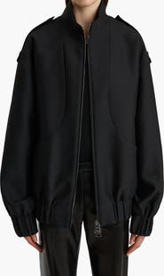Khaite Sigi Wool & Silk Bomber Jacket