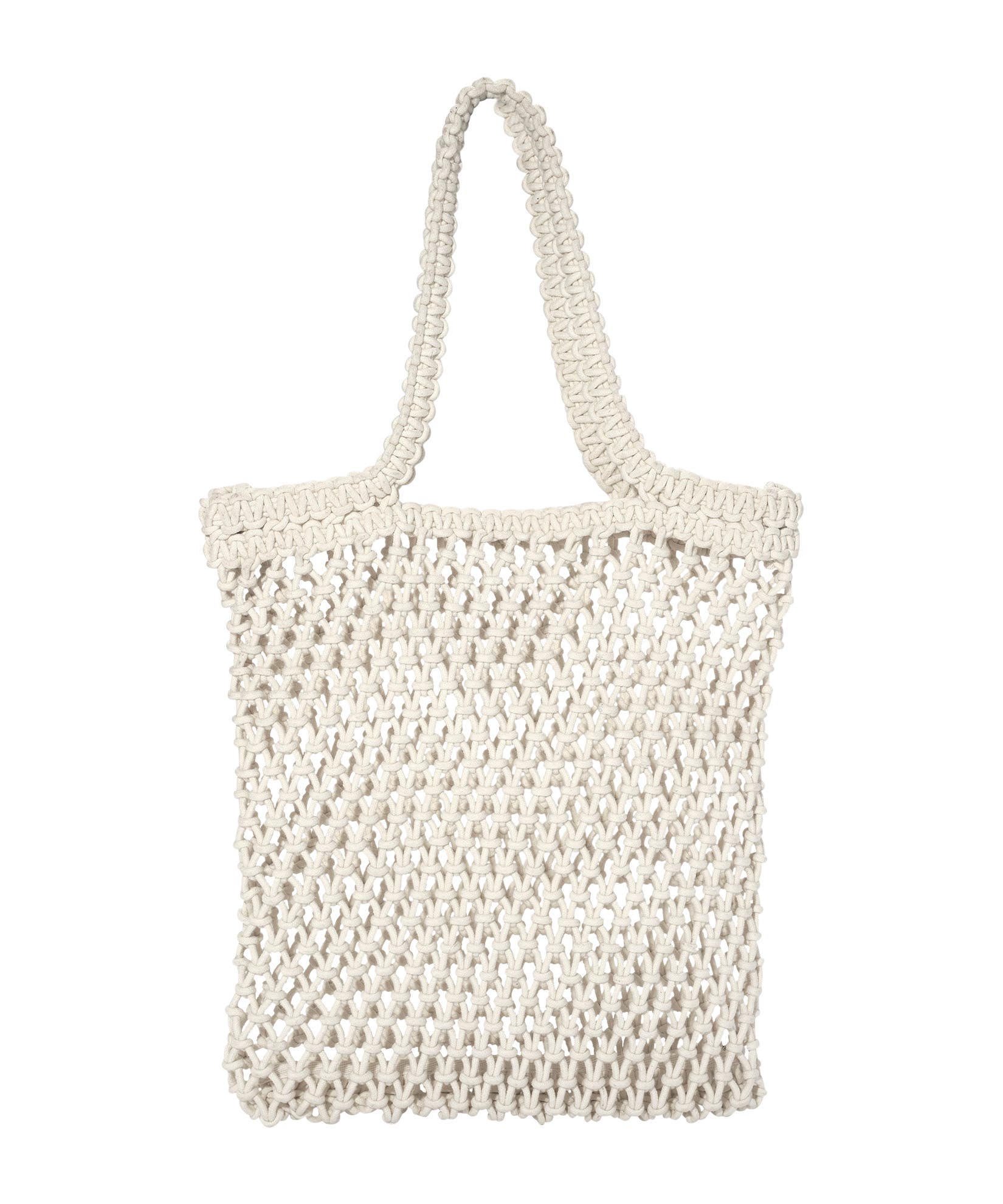 Sunwashed Macrame Tote, Alternate, color, Cream
