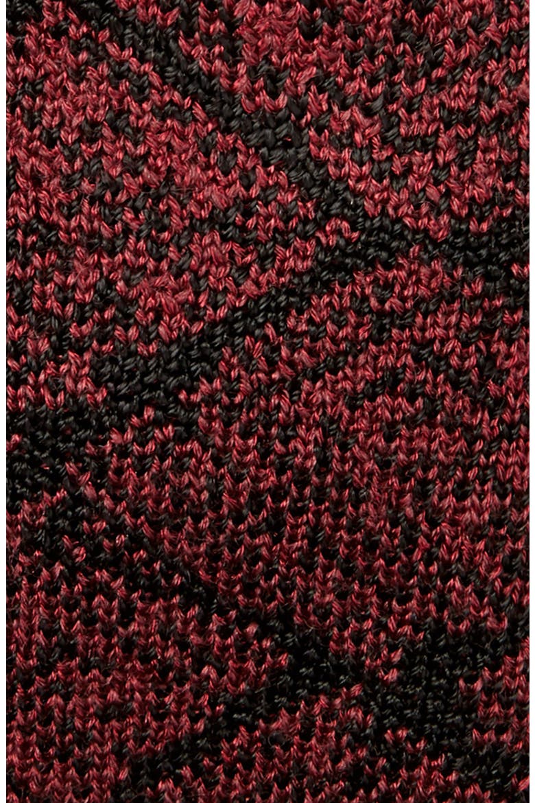 Diamond Pattern Piqué Knit Adult Face Mask, Alternate, color, BURGUNDY