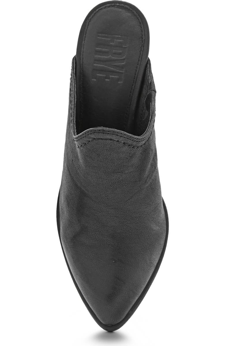 Frye Reed Western Mule, Alternate, color, Black