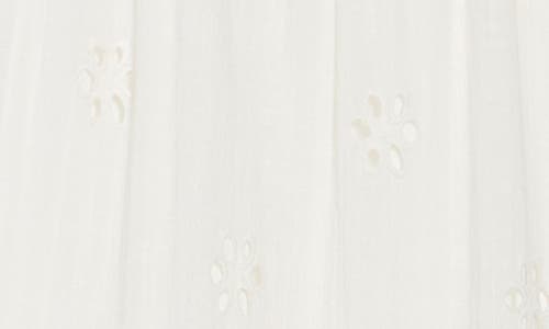 THE GOOD JOURNEY THE GOOD JOURNEY EYELET COTTON MIDI SUNDRESS