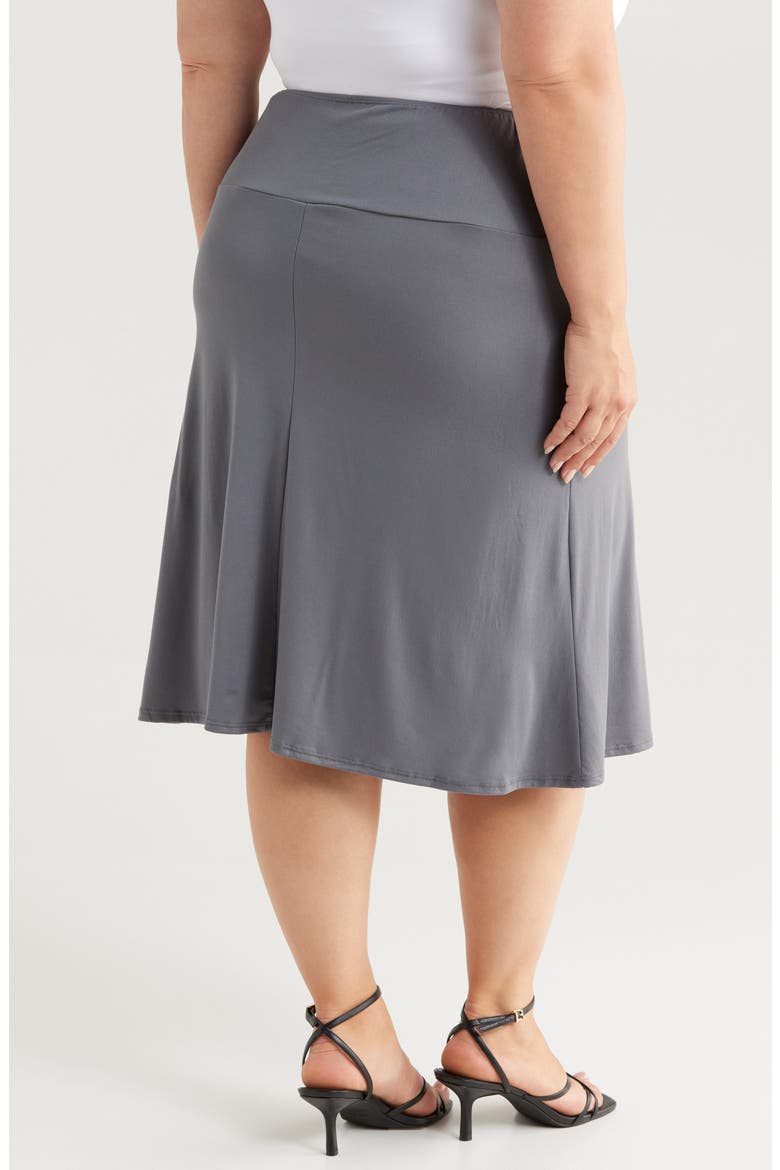 A-Line Skirt, Alternate, color, CHARCOAL