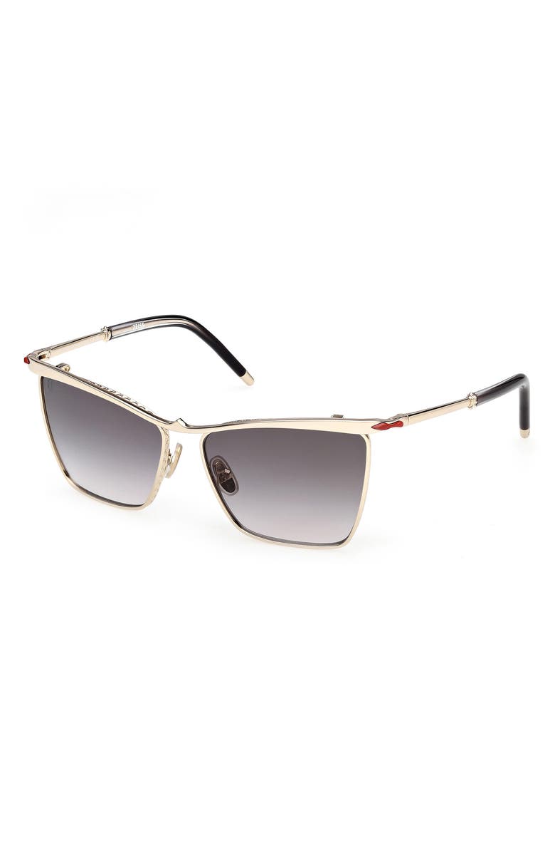 Christian Louboutin 56mm Square Sunglasses, Alternate, color,