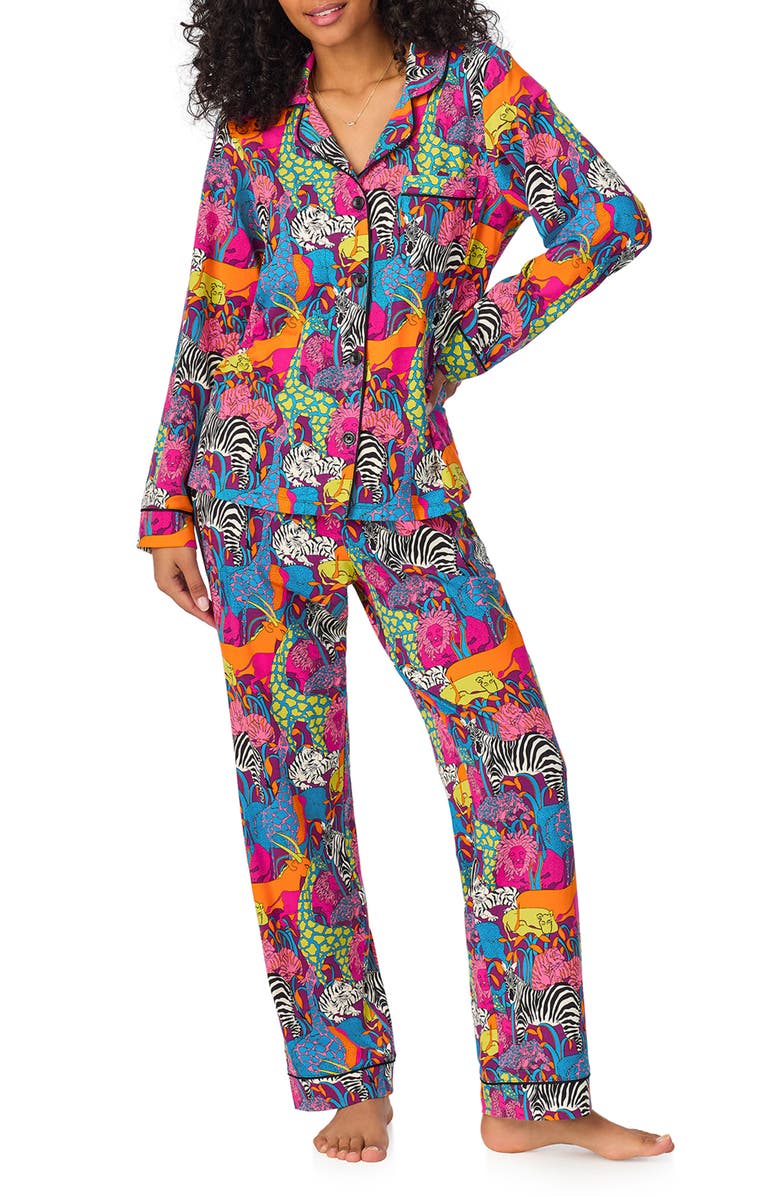 BedHead Pajamas x Trina Turk Stretch Cotton Pajamas, Main, color, 