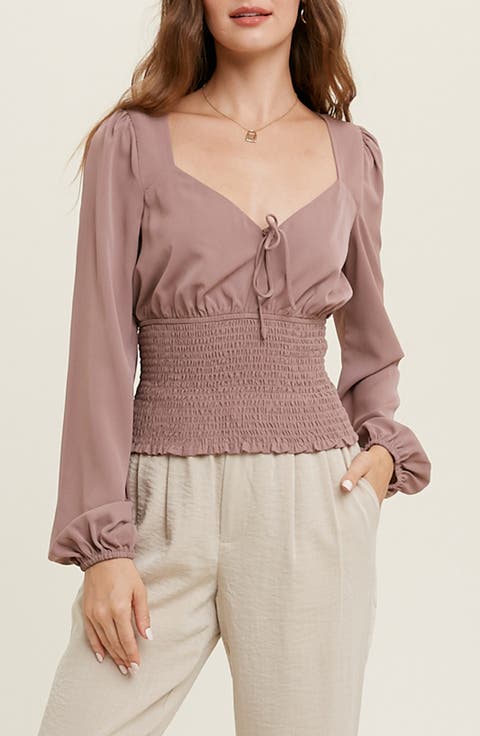 Smocked Waist Top