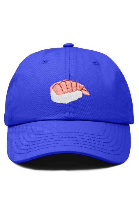 Shrimp Sushi Embroidered Dad Cap