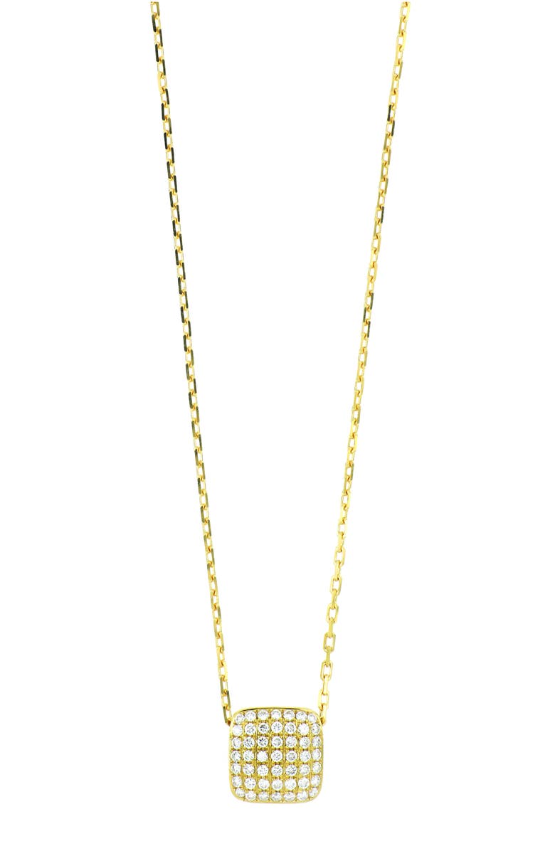 Bony Levy Diamond Square Pendant Necklace, Main, color, 