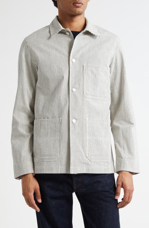 Stripe Chore Coat