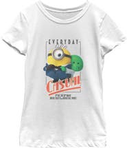 Minions & Monsters Girls' Everyday Casual Graphic Short Sleeve T-Shirt