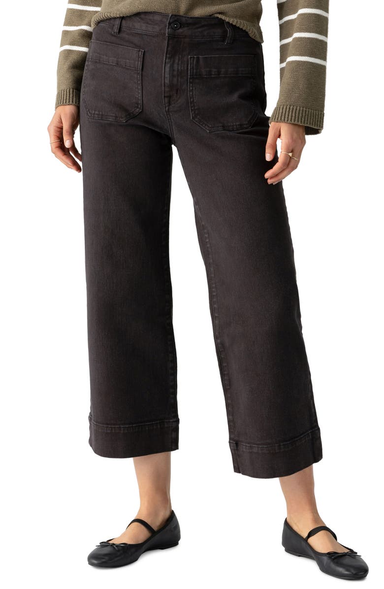 Sanctuary The Marine Crop Denim Pants, Main, color, Obsd