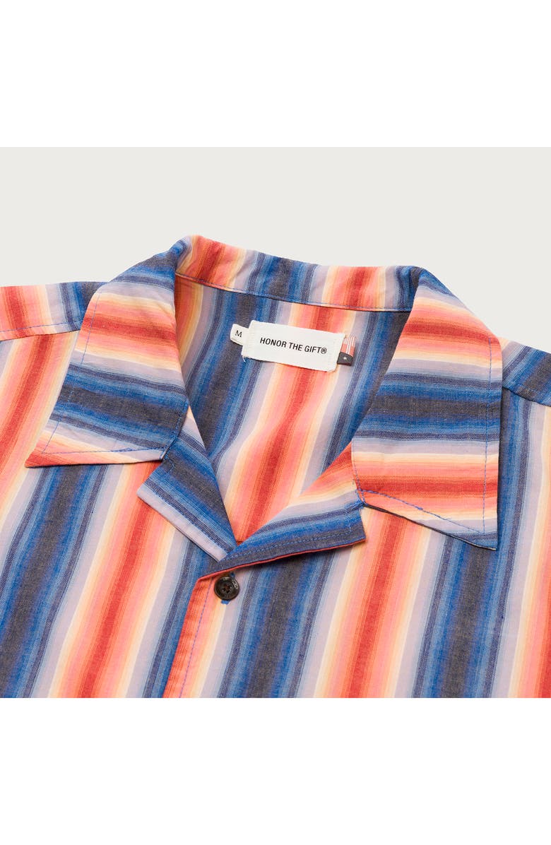 HONOR THE GIFT Auto Shop Camp Shirt, Alternate, color, Blue