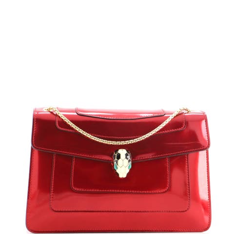 Serpenti Forever Shoulder Bag Patent Medium