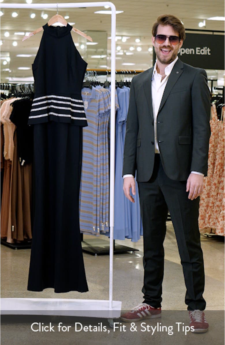 Imera Peplum Mermaid Gown, sales video thumbnail