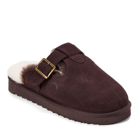 Fireside Maitland Genuine Shearling Scuff Slipper (Women)