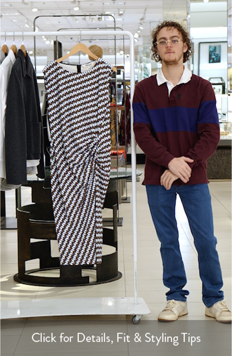 Andie Dot Print Jersey Midi Dress, sales video thumbnail