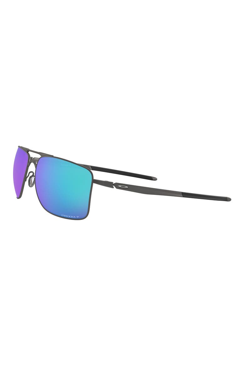 Gauge 8 62mm Prizm™ Polarized Aviator Sunglasses, Alternate, color, GREY