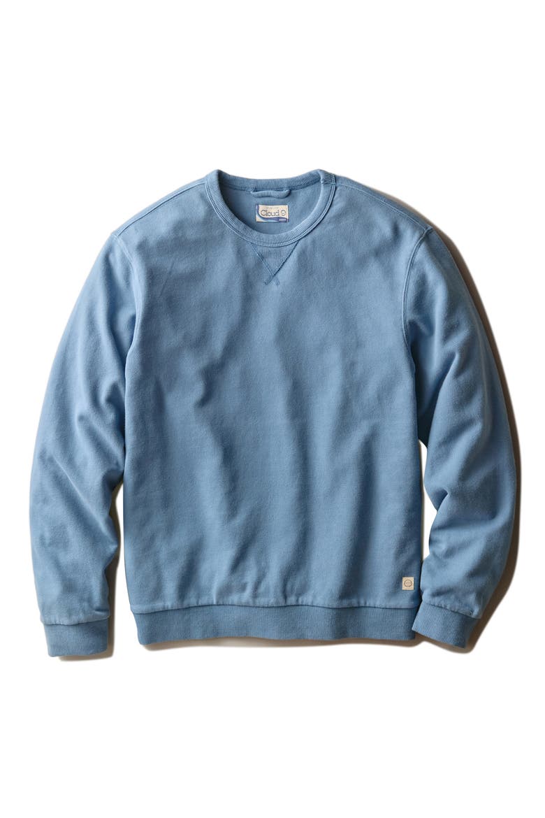 Cloud 9 Terry Relaxed Crewneck Sweatshirt, Alternate, color, COPEN BLUE
