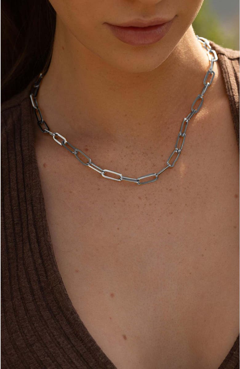 Mantra Strength Chain, Alternate, color, Silver
