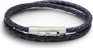 Jonas Studio Braided Leather Double Wrap Bracelet