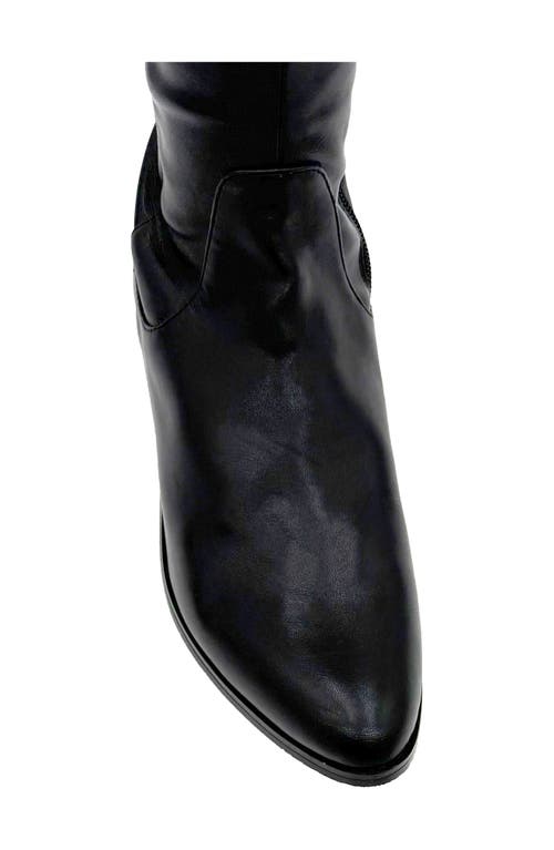 Chelsea Crew Juno Tall Boot In Black Pu