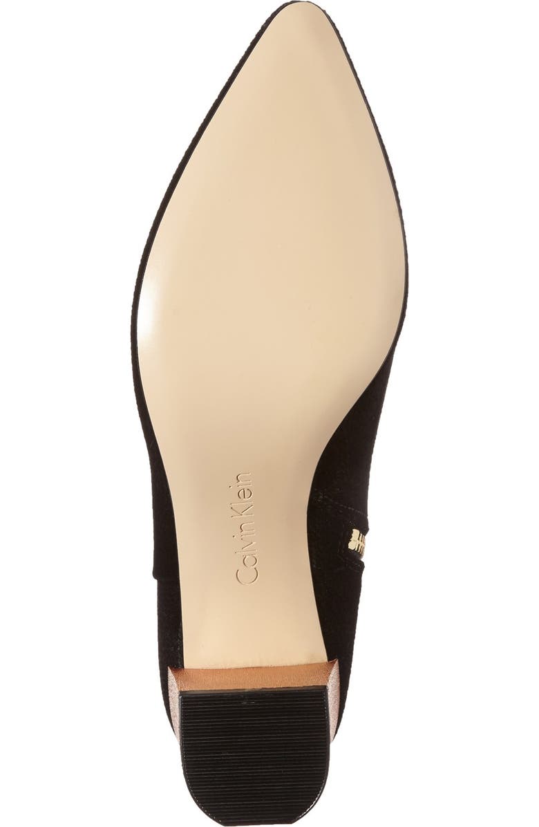 Calvin Klein 'Narla' Block Heel Bootie, Alternate, color,
