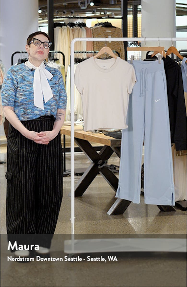 Sportswear Club Chill Knit Mod Crop T-Shirt, sales video thumbnail