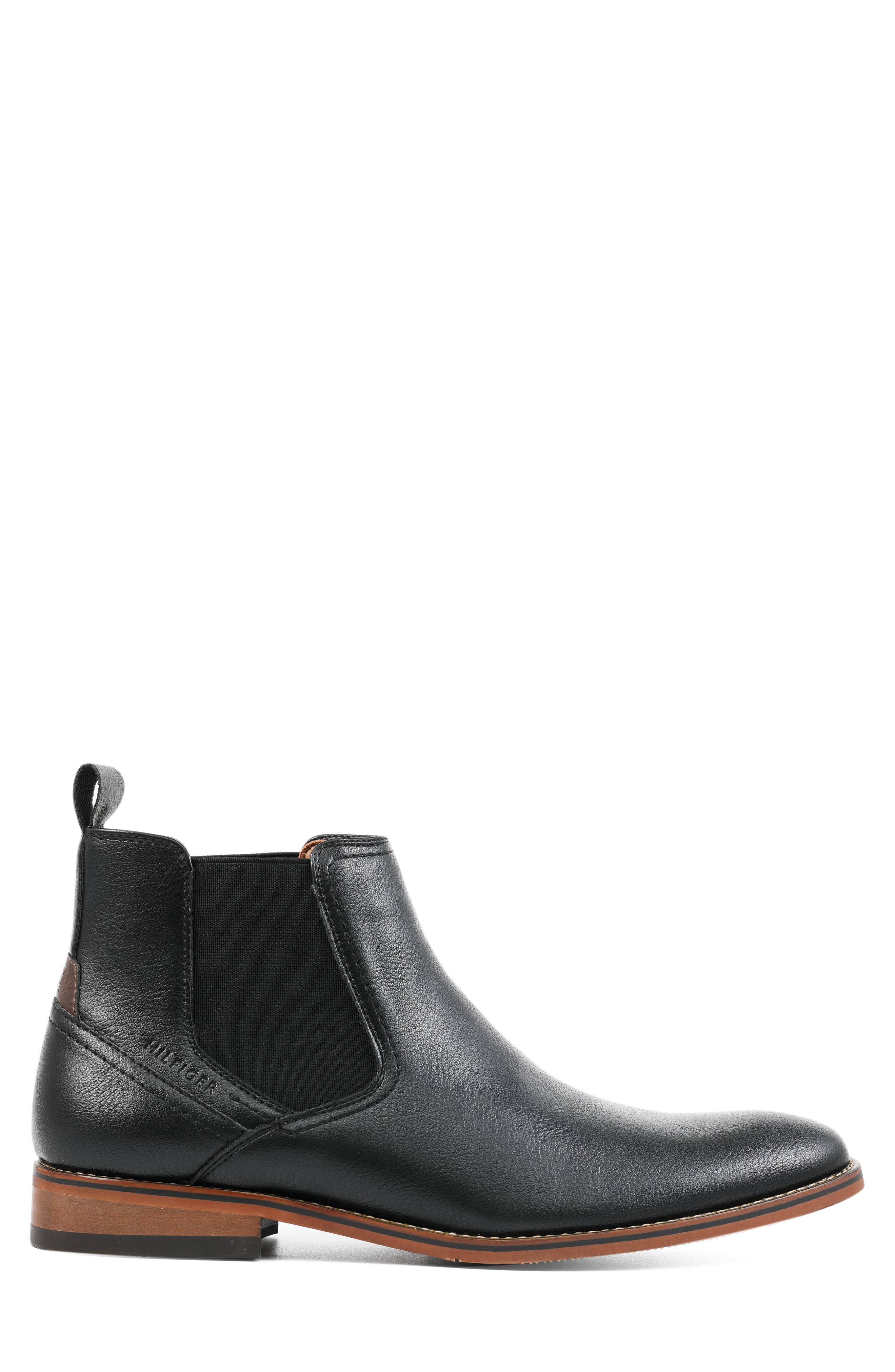 Tommy Hilfiger Berton Chelsea Boot, Alternate, color, Black