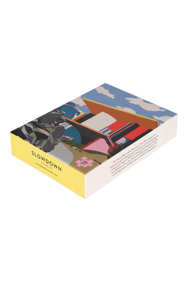 The Site of Reversible Destiny Puzzle, Alternate, color, BLUE MULTI