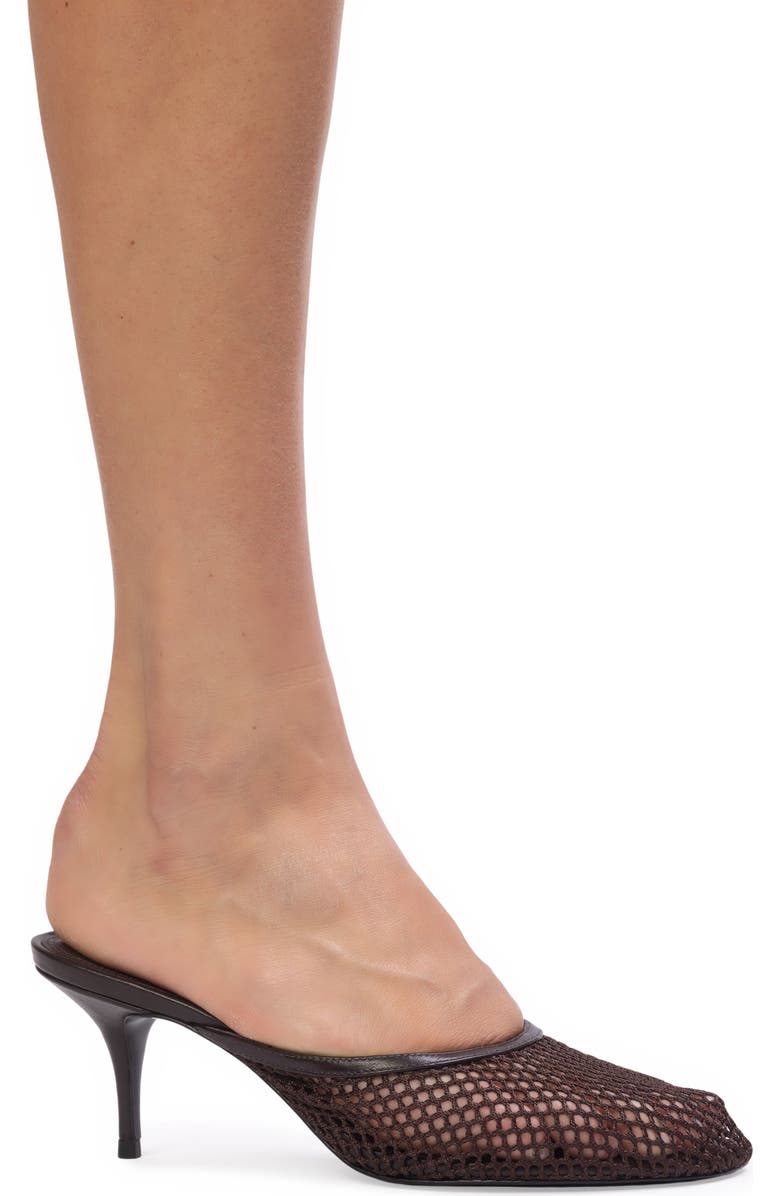 BLACK SUEDE STUDIO Giuly 65 Mule, Alternate, color, Black Coffee Leather