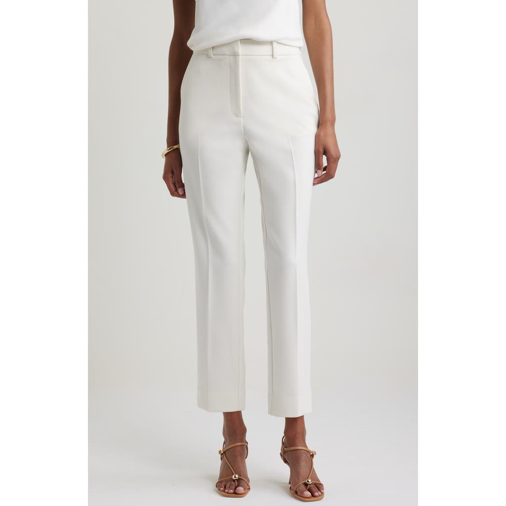 Nordstrom Slim Fit Crop Pants In Ivory Tofu