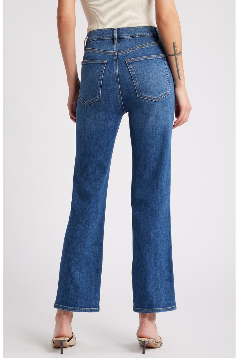 Le Sleek High Waist Ankle Straight Leg Jeans, Alternate, color, MARSA