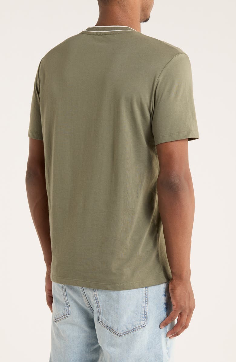 Calvin Klein Tipped Crewneck T-Shirt, Alternate, color, Dusty Olive