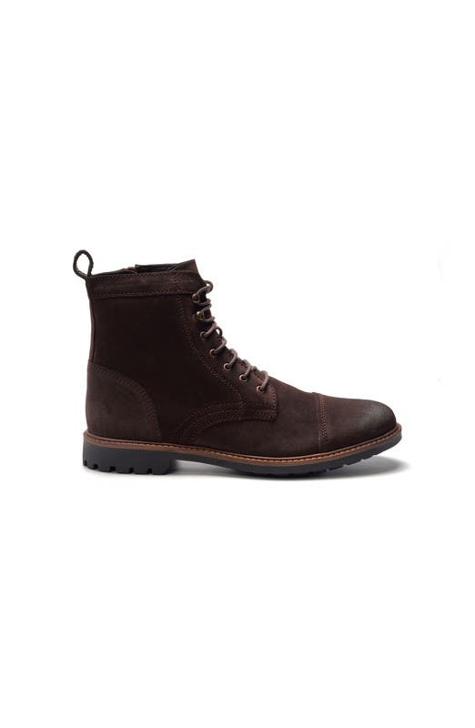A. Veer Wilder Lace-up Boot, Alternate, color, Brown Suede