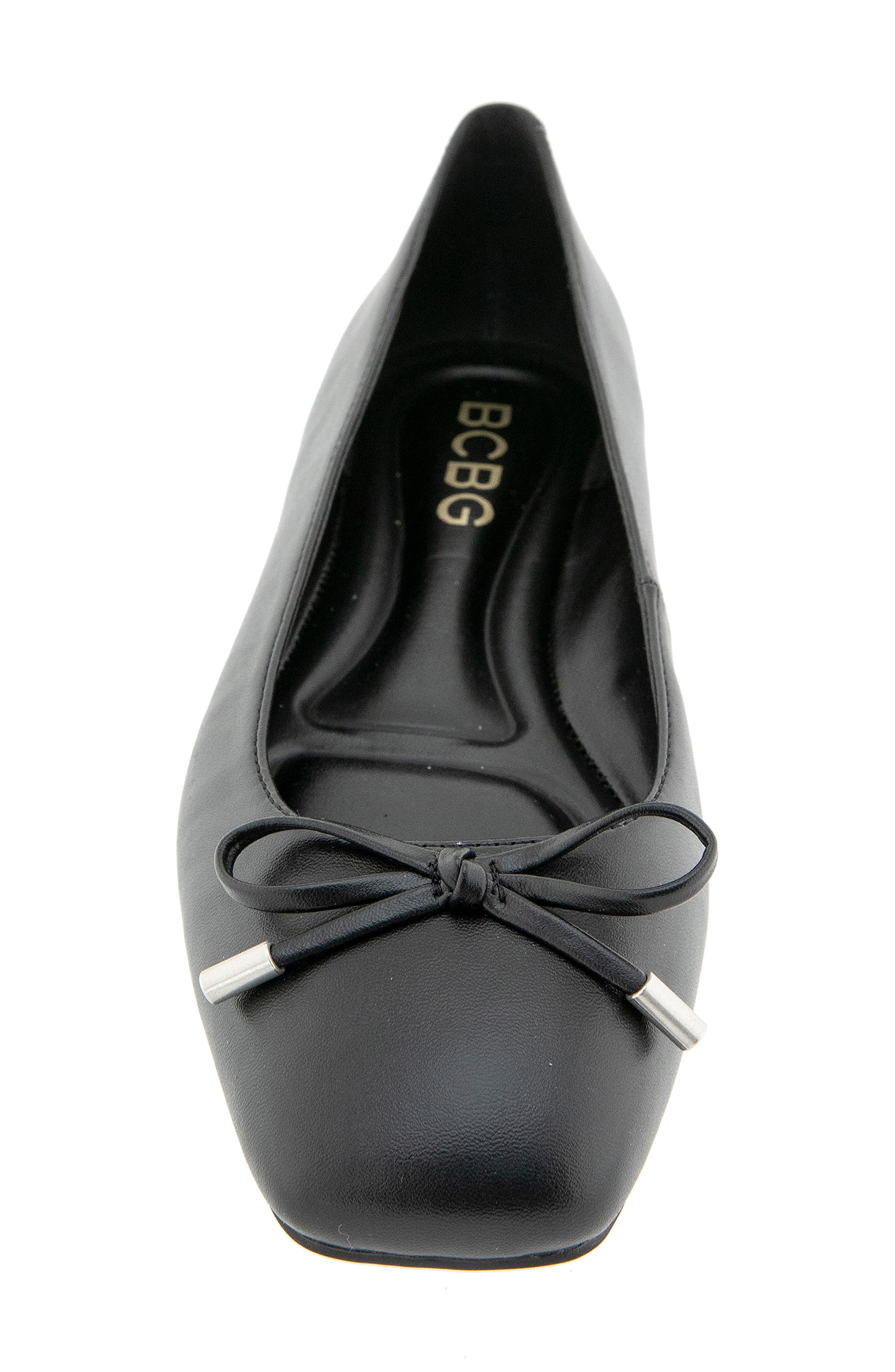 Hartly Bow Ballet Flat, Alternate, color, BLACK