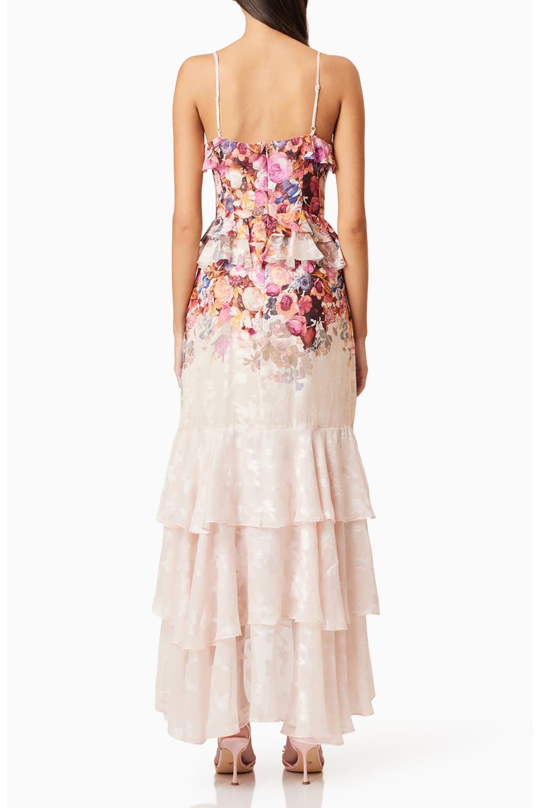Perla Floral Tiered Maxi Dress, Alternate, color, FLORAL MULTI