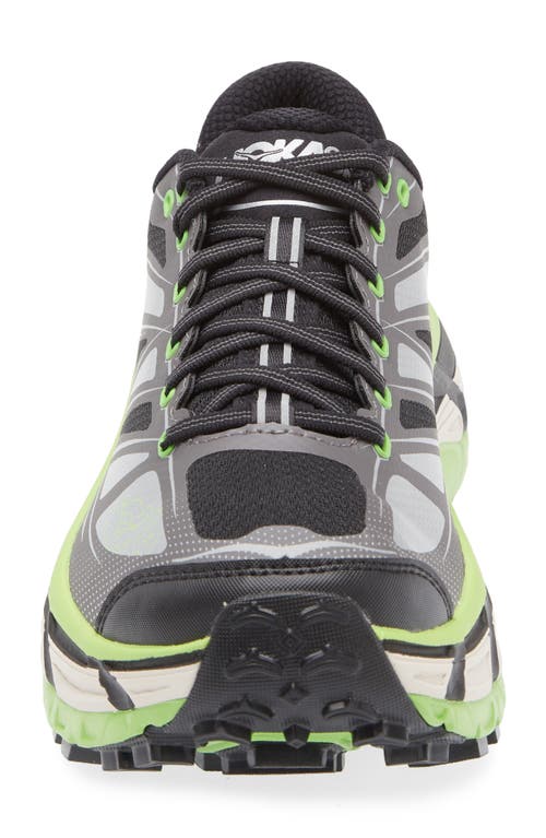 Hoka Mafate Speed 2 Rubber And Mesh Running Sneakers In Black