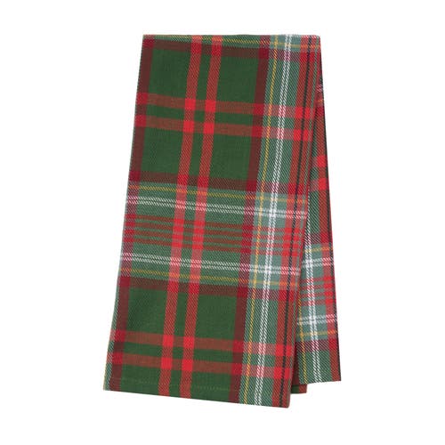 C & F Home C&f Home 27' X 18" Axel Plaid Woven Cotton Kitchen Dish Towel Red White And Green Plaid In Red