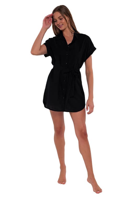 Sunsets Lucia Cover-up Dress In Black