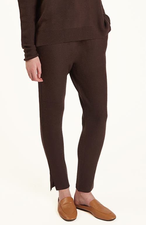 Oyun Luxe Slim Pants In Cashwool In Acai