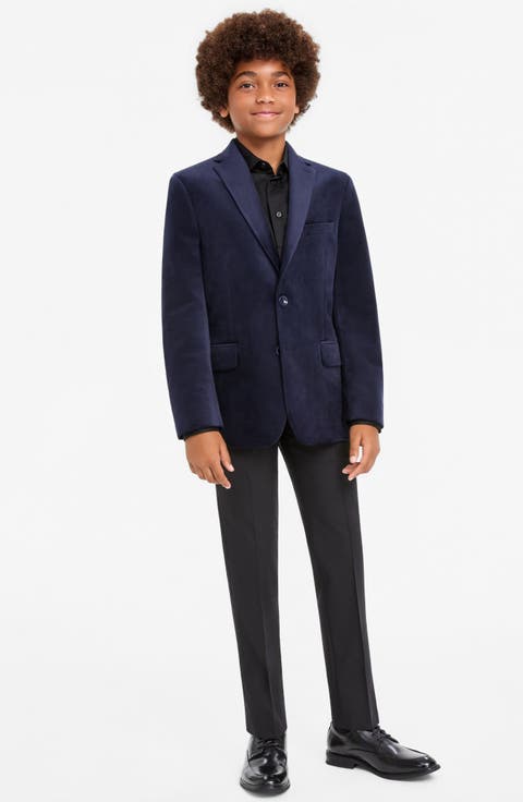 Kids' Velvet Blazer