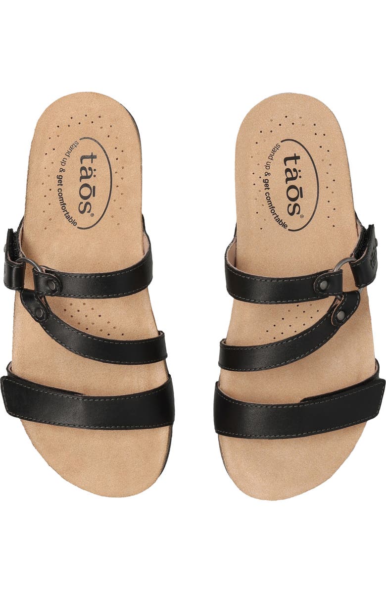 Taos Ringslide Slide Sandal, Alternate, color, Black