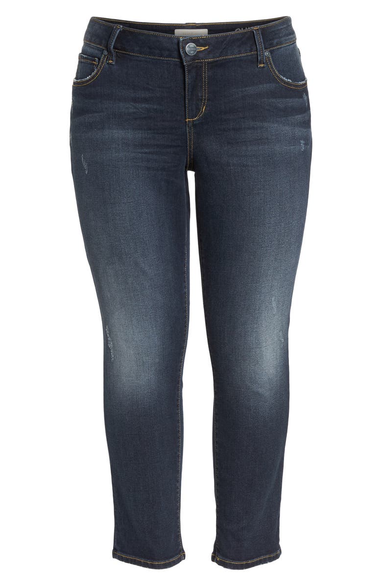 SLINK Jeans Stretch Ankle Boyfriend Jeans, Alternate, color,