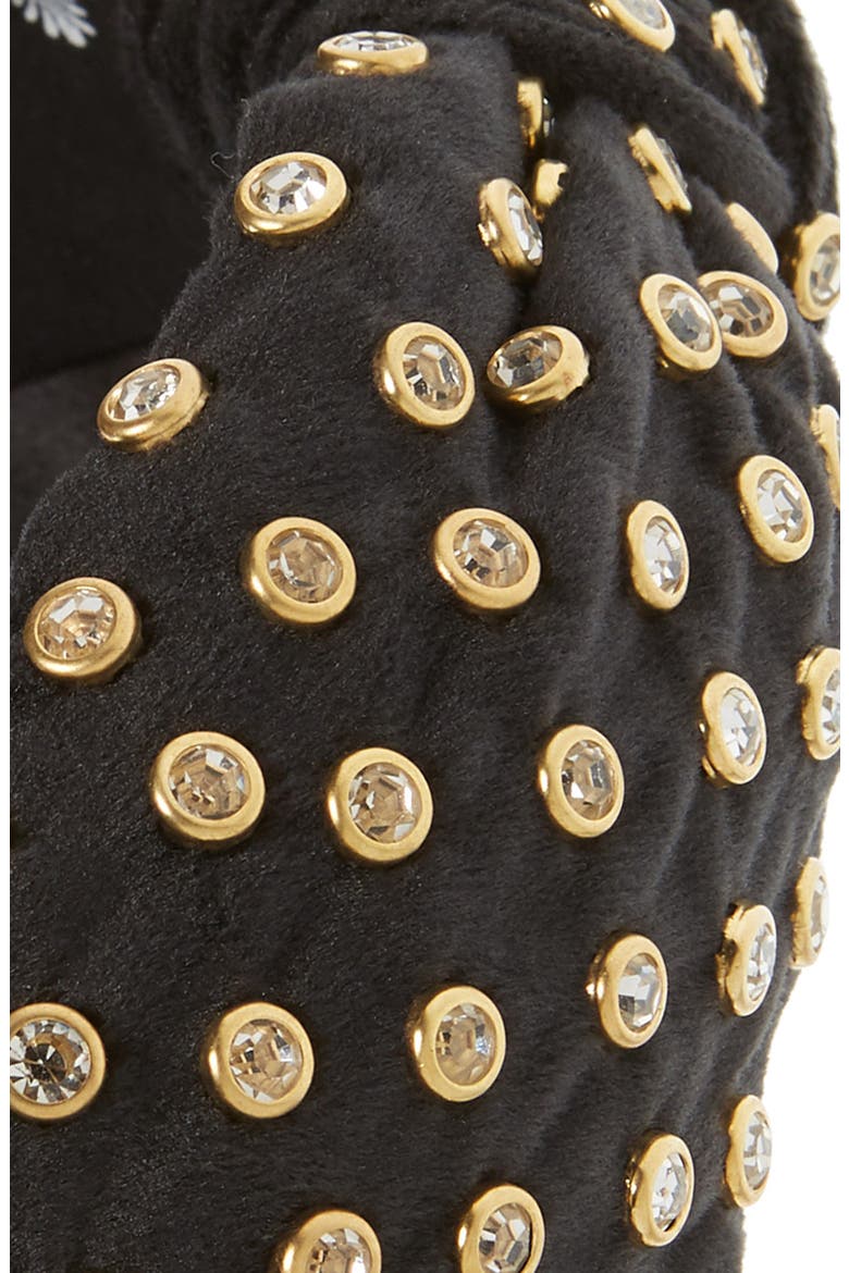 Crystal Embellished Headband, Alternate, color, JET