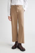 Max Mara Flora Stretch Virgin Wool Drawstring Pants