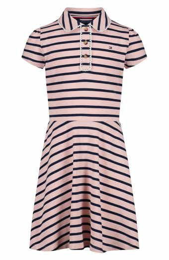Kids' Breton Striped Polo Dress