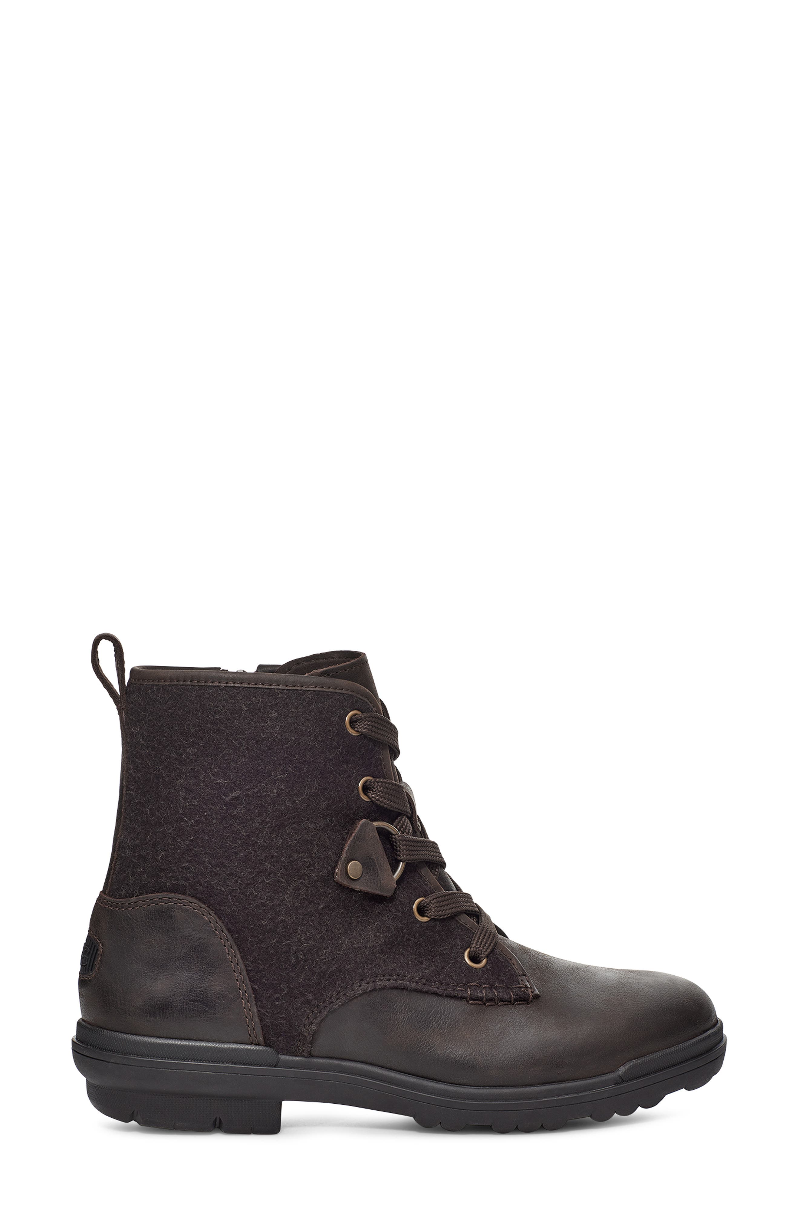 Hapsburg Waterproof Lace-Up Boot, Alternate, color, STOUT LEATHER