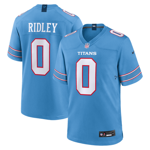 Men's Nike Calvin Ridley Light Blue Tennessee Titans Game Jersey