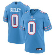 Nike Men's Nike Calvin Ridley Light Blue Tennessee Titans Game Jersey