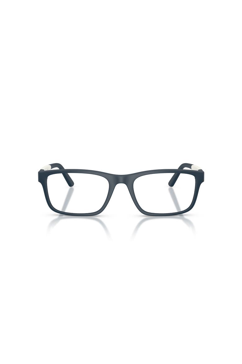 57mm Rectangle optical glasses, Alternate, color, Blue