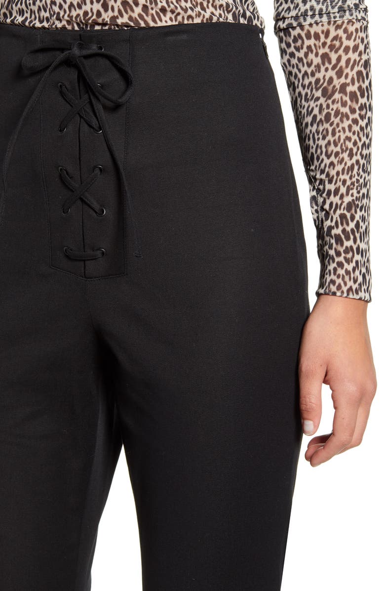 Leith Lace-Up Crop Pants, Alternate, color,